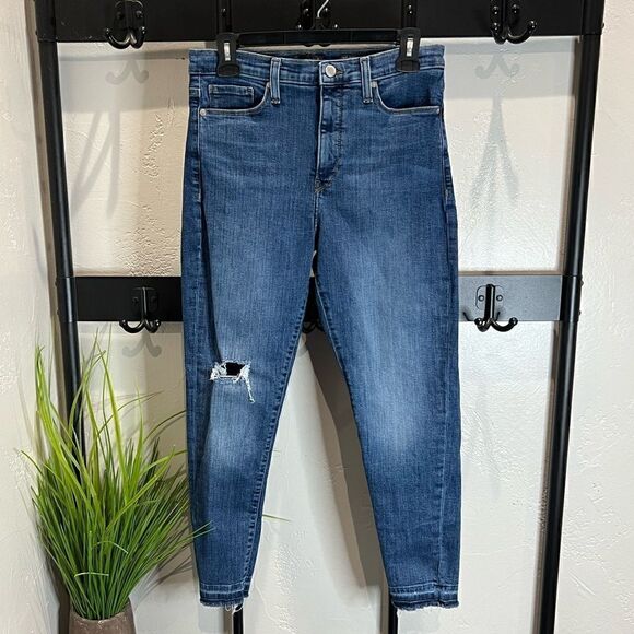 Banana Republic Denim - Banana Republic high rise skinny distressed jeans size 29 petite